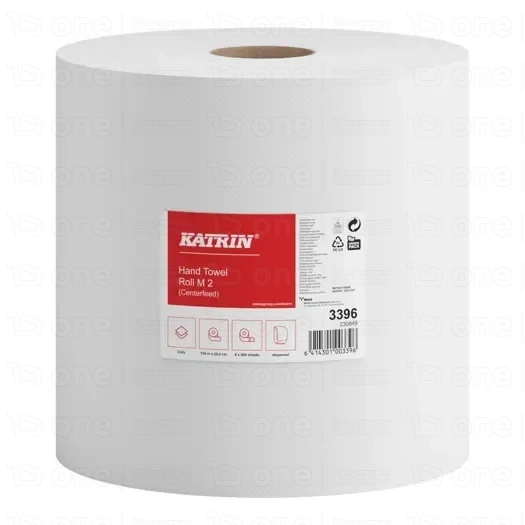 Ręcznik papierowy w rolce Classic 150 m Ø20 cm 2-warstwowy biały - 6 szt. MT3396 KATRIN