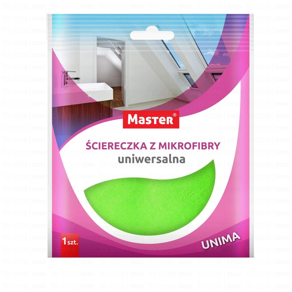 Ścierka z mikrofibry UNIMA 30x30 cm 250 g/m² mix kolorów S037 MASTER