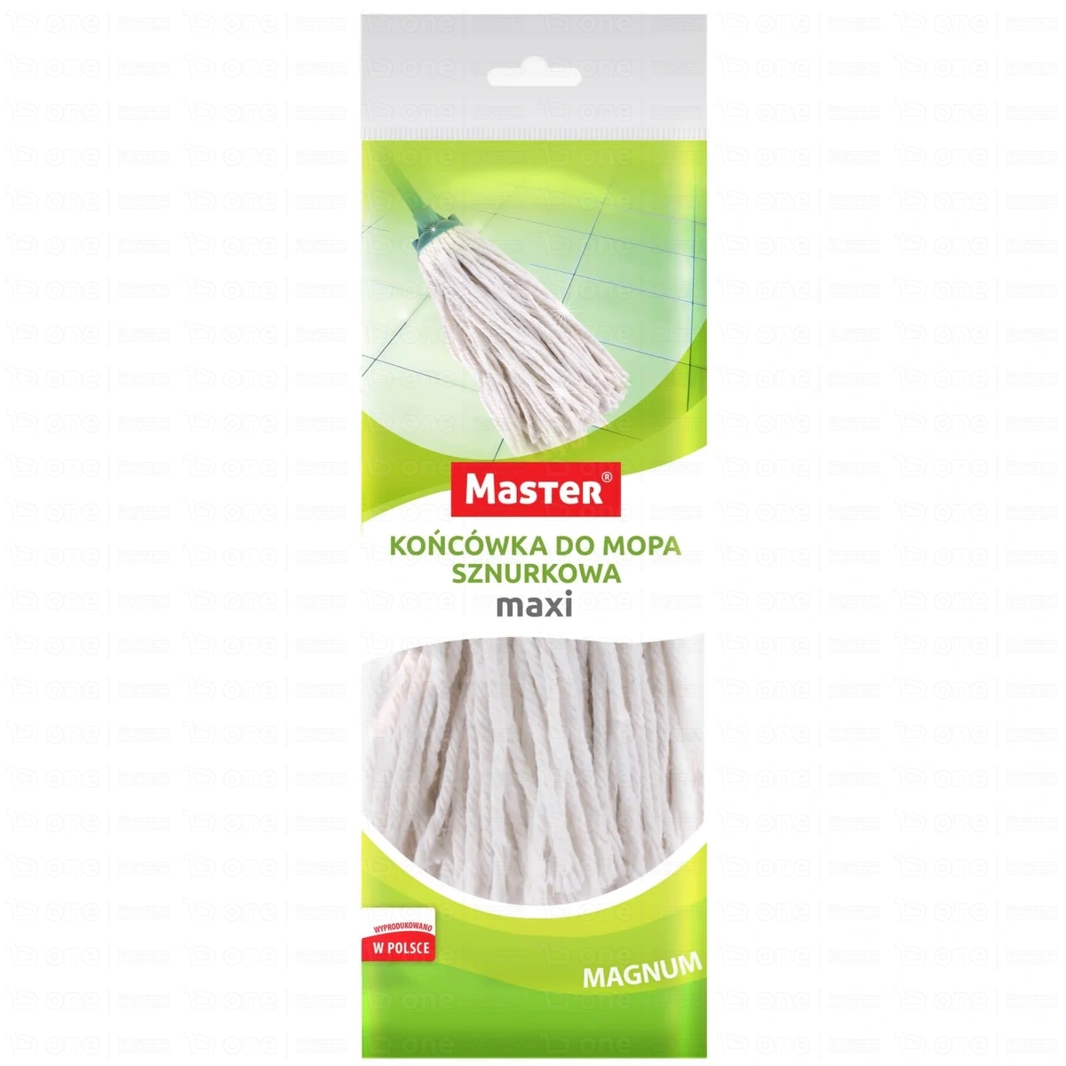 Mop sznurkowy MAGNUM maxi bawełniany biały S077 MASTER
