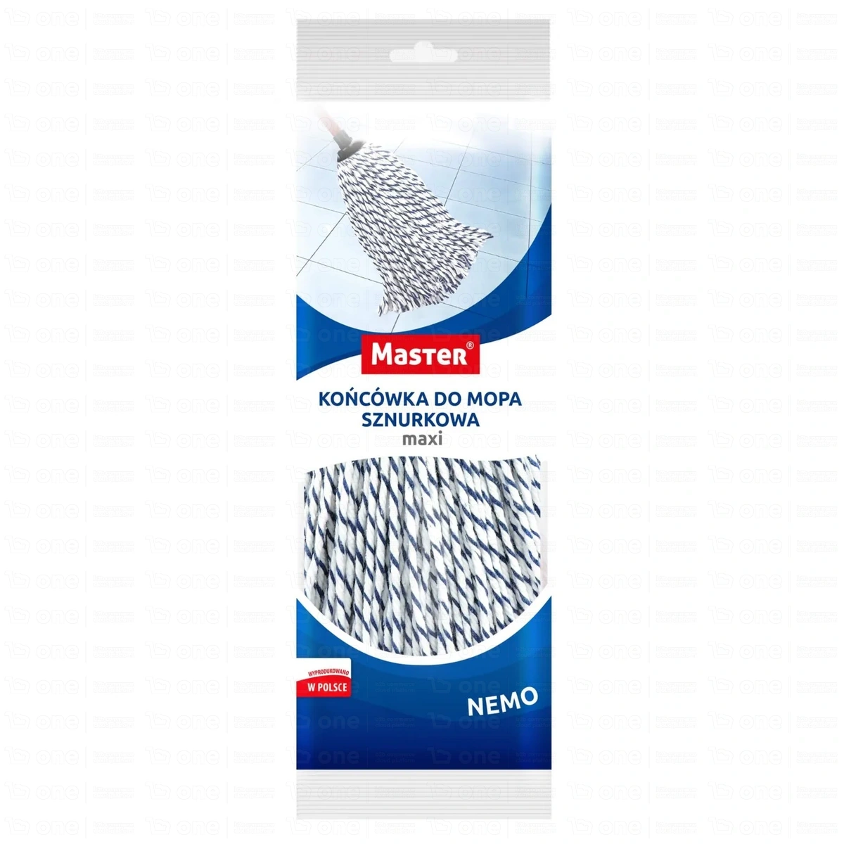 Mop sznurkowy dwukolorowy NEMO maxi bawełniany 250 g S086 MASTER