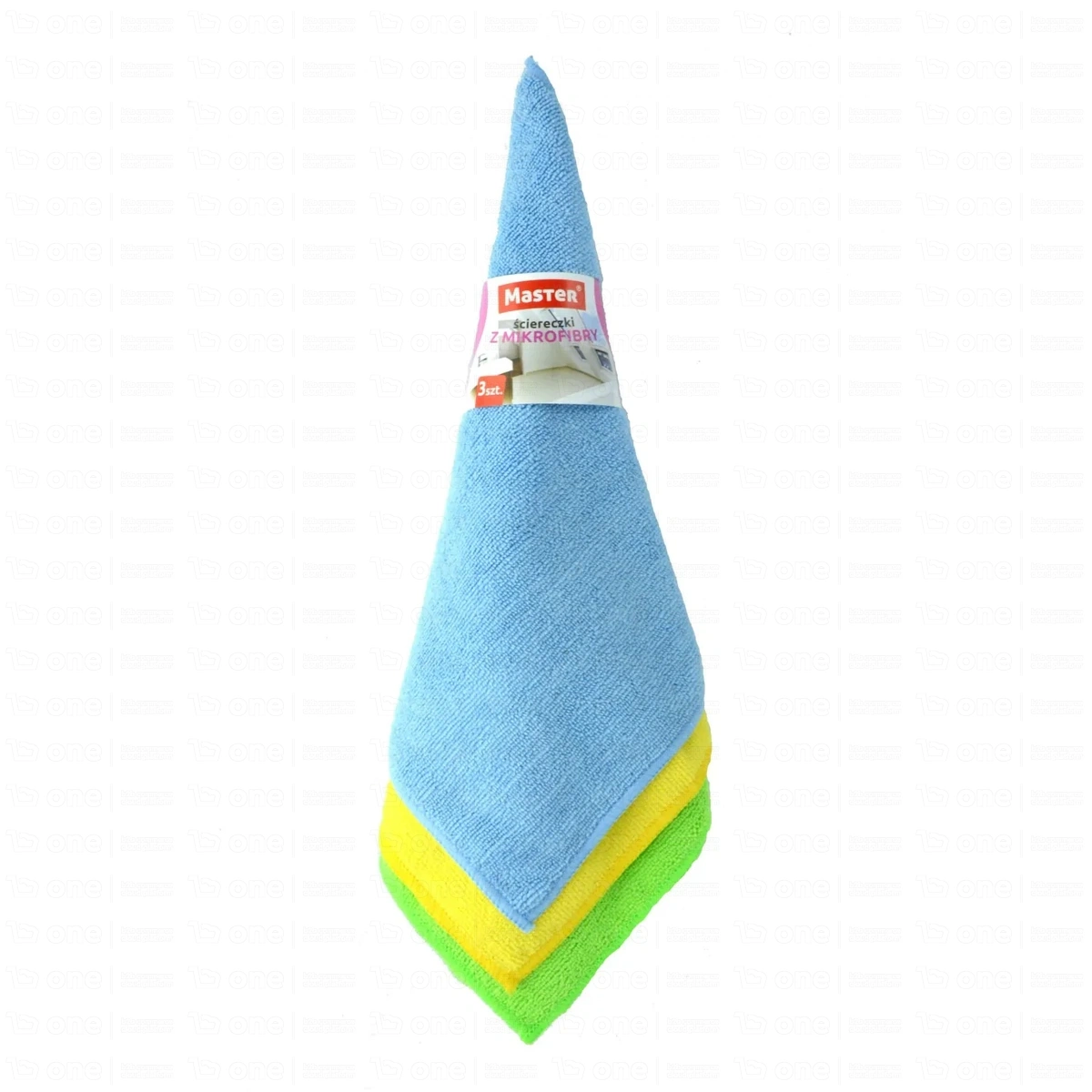 Ścierki z mikrofibry UNIMA 30x30 cm 250 g/m² mix kolorów - 3 szt. S140 MASTER