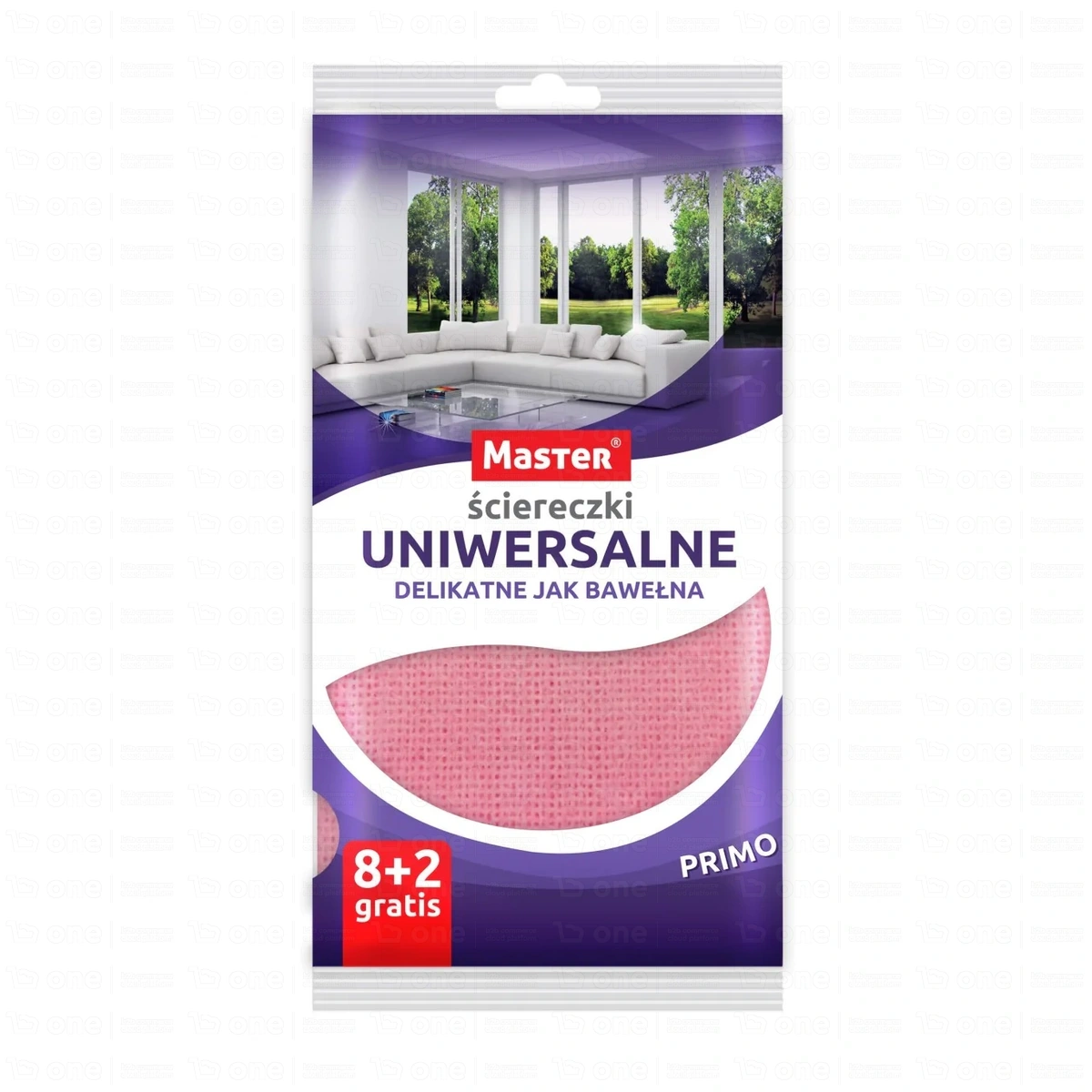 Ścierki uniwersalne PRIMO 48x37 cm 55 g/m² - 10 szt. (8+2 gratis) S174 MASTER